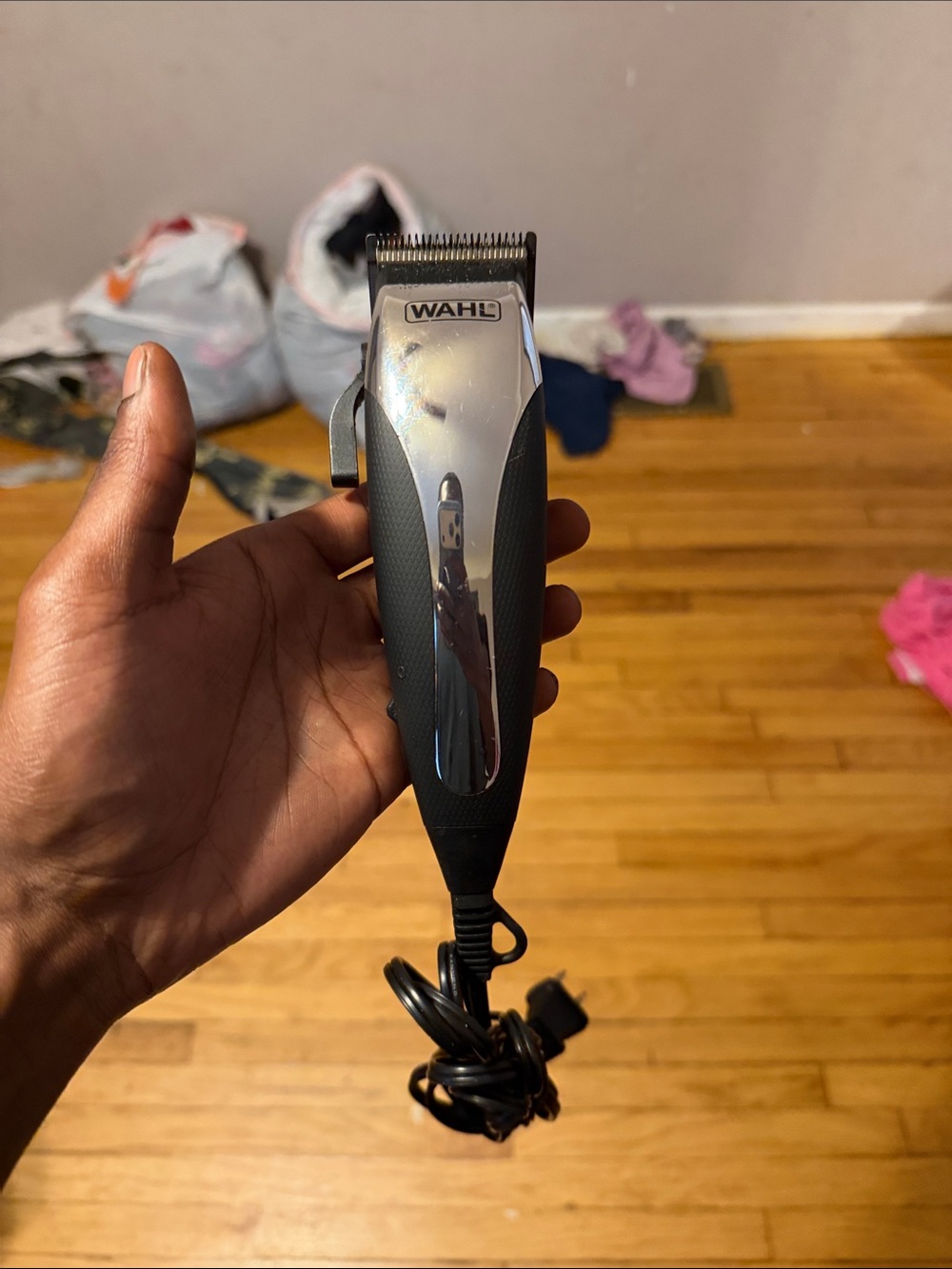 Wahl Black and Silver Corded Men's Hair Clipper